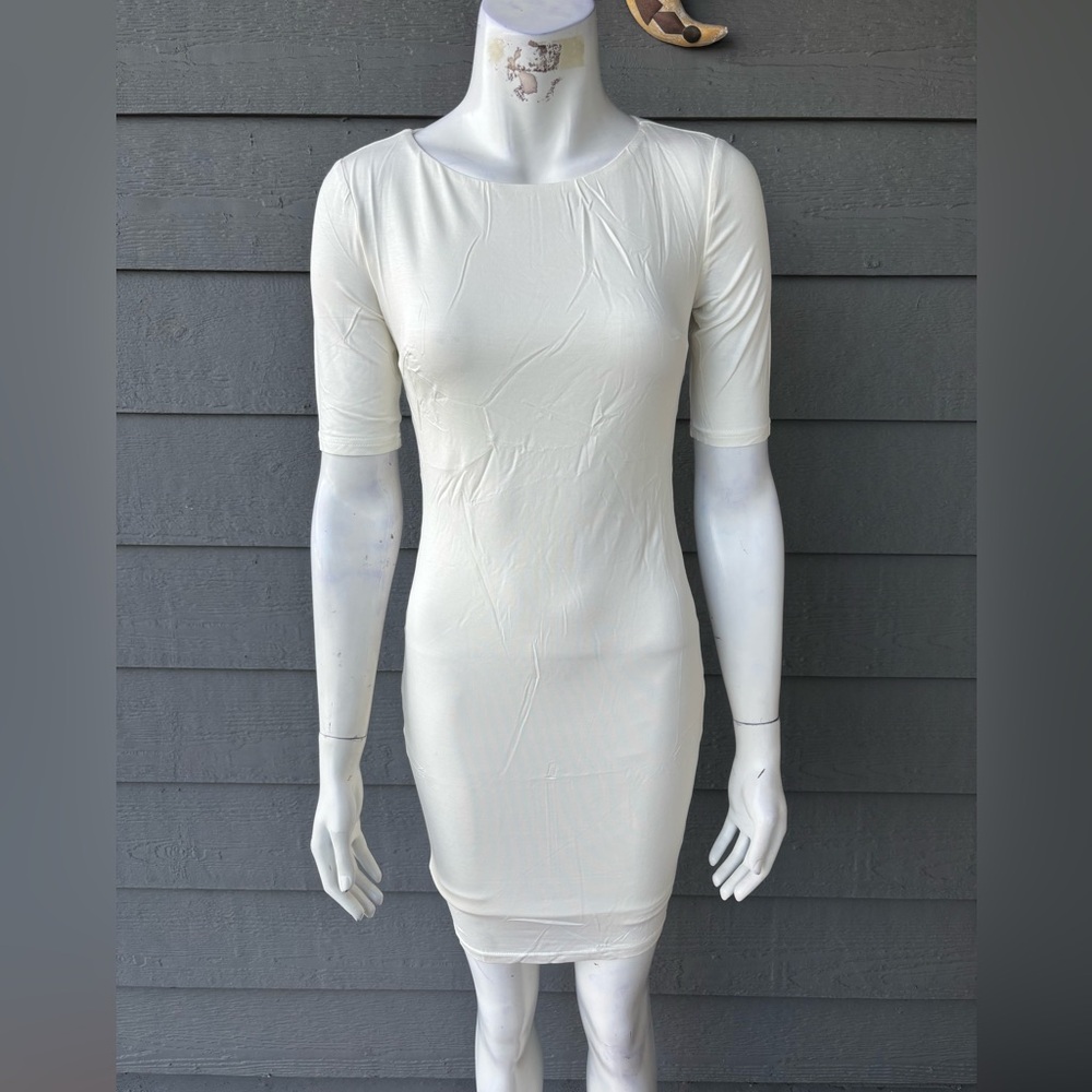 Hera Collection Cream Mini Dress